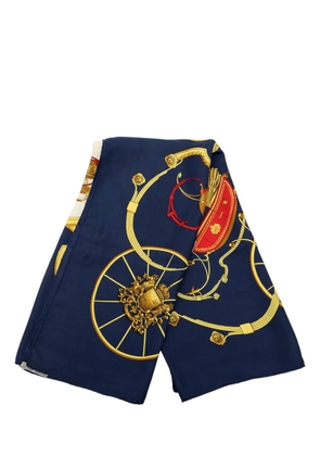 Hermès Pre-Owned 2000-2020 Springs Silk Scarf 90 scarves - White