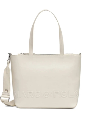 Marc O'Polo logo-embossed tote bag - White