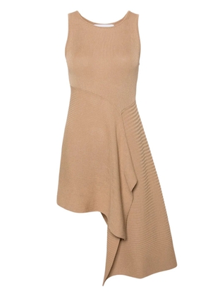 Viktor & Rolf Volant asymmetric peplum top - Neutrals