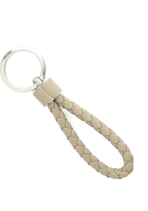 Bottega Veneta Pre-Owned Intrecciato keyring - Neutrals