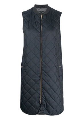 Geox Asheely quilted gilet - Blue