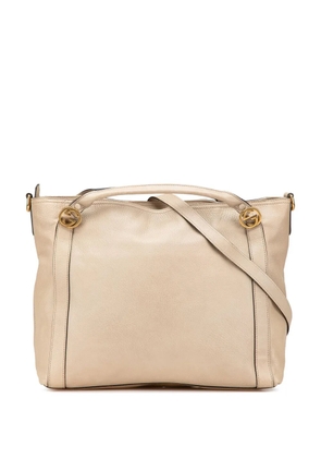 Gucci Pre-Owned 2000-2015 Medium Leather Miss GG satchel - Brown