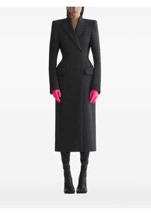 Mugler hourglass coat - Grey