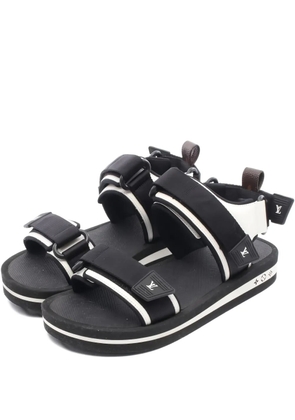 Louis Vuitton Pre-Owned 2010s 30mm Arcade Line monogram-detail sandals - Black