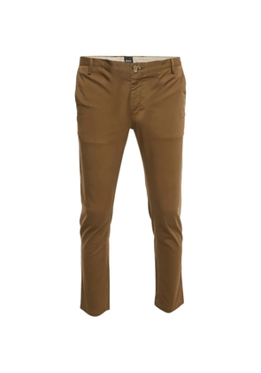 BOSS belt-loop trousers - Brown
