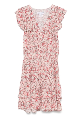 DKNY floral-print mini dress - Pink