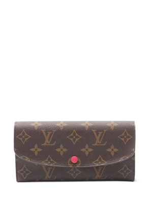 Louis Vuitton Pre-Owned 2016 Monogram Emilie Wallet long wallets - Brown