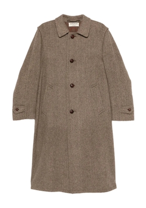 A.N.G.E.L.O. Vintage Cult 1990s wool-blend buttoned coat - Brown