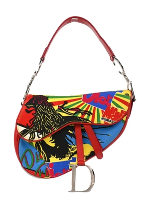 Christian Dior Pre-Owned 2003 Mania Saddle Handbag - Red