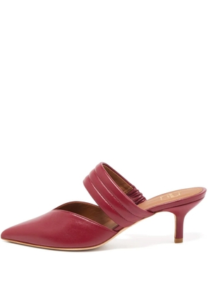 Malone Souliers padded leather mules - Red