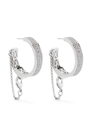Eddie Borgo Pavé Safety Chain earrings - Silver