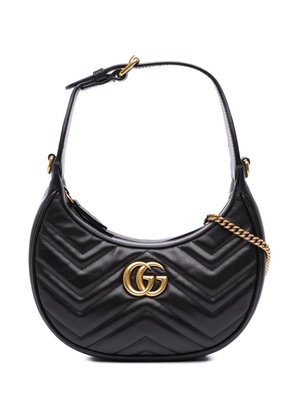 Gucci Pre-Owned 2016-2025 Mini GG Marmont Half Moon Bag satchel - Black