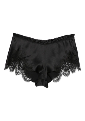 Carine Gilson Floaty lace shorts - Black