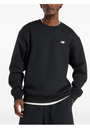 New Balance logo-embroidered sweatshirt - Black