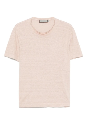 Canali linen T-shirt - Neutrals