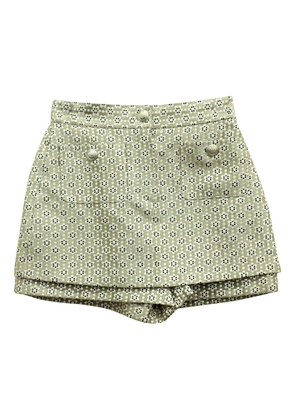 Maje floral-print overlay shorts - Neutrals