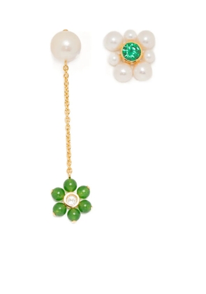 Completedworks Not Brainwashed (Yet) flower earrings - Gold