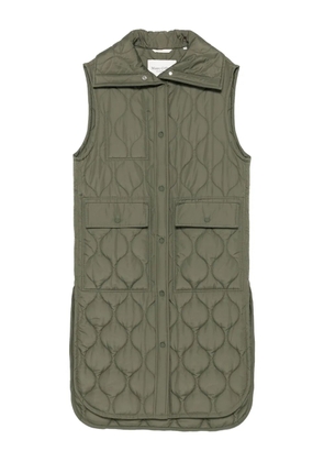 Marc O'Polo quilted button-fastening gilet - Green