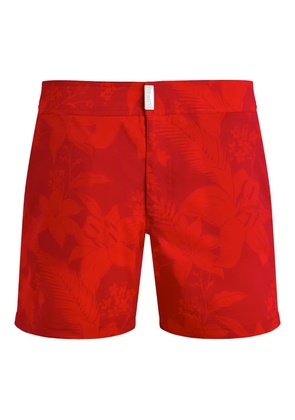 Vilebrequin graphic-print swim shorts - Red