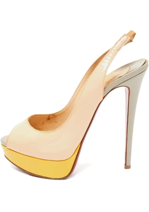 Christian Louboutin Pre-Owned 140mm leather heeled pumps - Multicolour