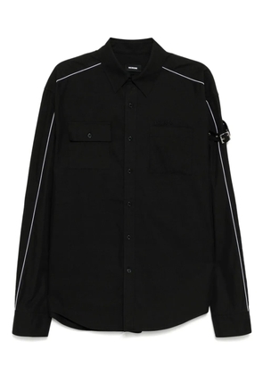 We11done belted shirt - Black