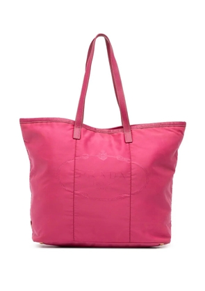 Prada Pre-Owned 2013-2025 Tessuto Canapa Logo tote bag - Pink