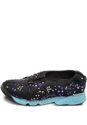 Christian Dior Pre-Owned sequinned sneakers - Black