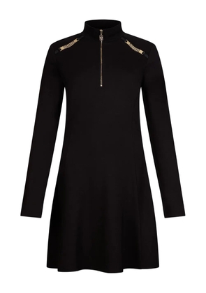 LIU JO half-zip knitted dress - Black