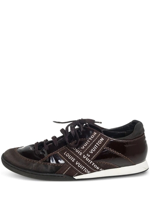 Louis Vuitton Pre-Owned suede sneakers - Brown