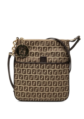 Fendi Pre-Owned 2000-2010 Zucchino Coated Canvas Forever crossbody bag - Brown