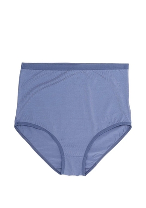Baserange high-waisted briefs - Blue