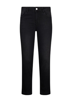 LIU JO rhinestone-embellished jeans - Black