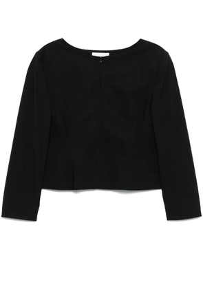 Amomento boat-neck blouse - Black