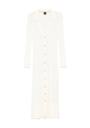 BOSS V-neck dress - White