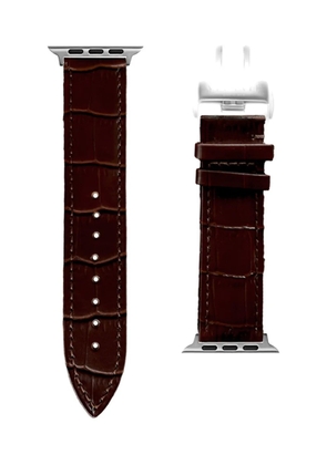 VELANTE leather Apple watch strap - Brown