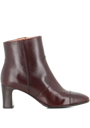 Tassinari 65mm leather boots - Brown