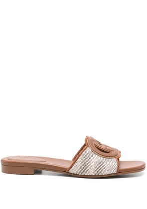 Gucci Interlocking G mules - Brown