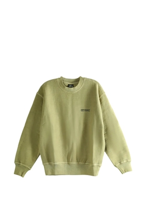 Stüssy logo-detail crew-neck sweatshirt - Green
