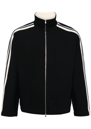 CROQUIS contrast zip-up jacket - Blue