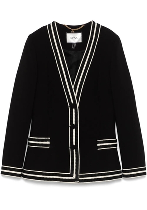 NISSA single-breasted blazer - Black