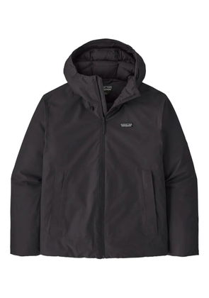 Patagonia hooded logo jacket - Black