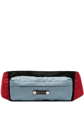 Marni Pre-Owned 2010-2025 Tricolor Nylon belt bag - Blue