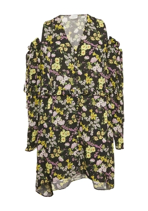 Magda Butrym floral-print mini dress - Black