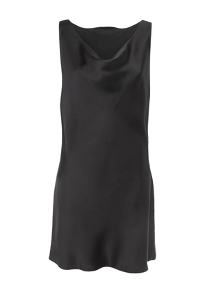 Norma Kamali Vintage pre-owned cowl-neck slip dress - Black