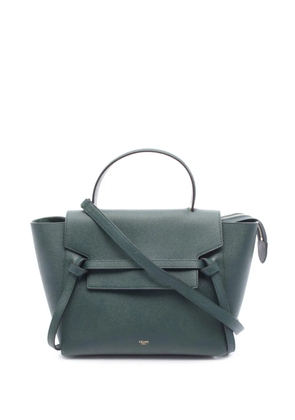 Celine Pre-Owned 2010-2025 Mini Grained Calfskin Belt Bag satchel - Green