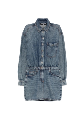 Patrizia Pepe button denim shirt dress - Blue