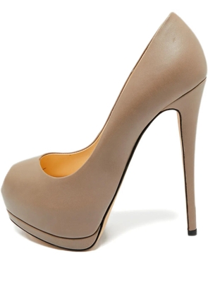 Giuseppe Zanotti Vintage peep-toe platform pumps - Neutrals