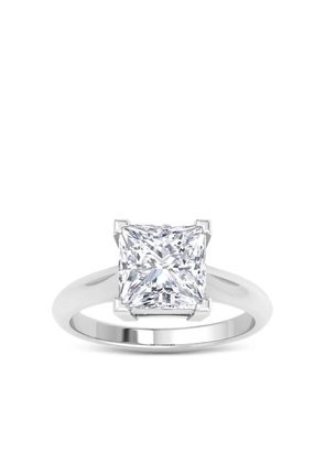 Tilla 14K white gold lab-grown diamond solitaire ring - Silver