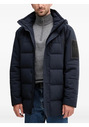 BOSS Block padded hoodie - Blue