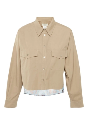Weekend Max Mara floral-print cotton shirt - Brown